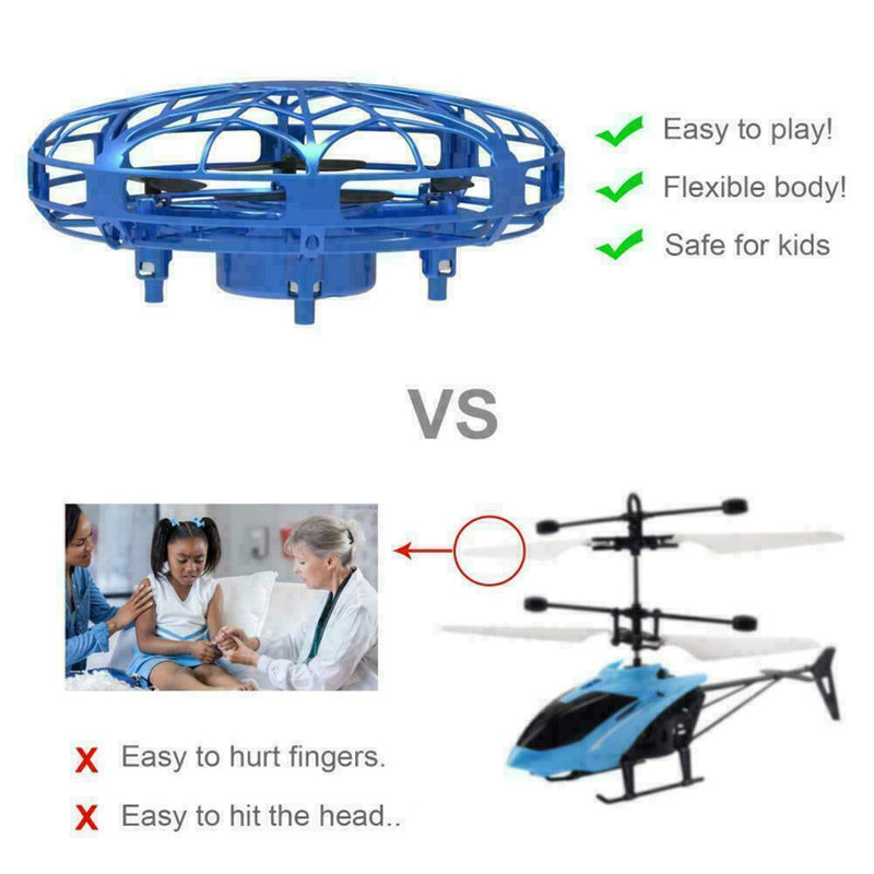 Mini Drones 360Â° Rotating Smart Mini UFO Drone For Kids Toys Favor Xmas Fly R1E9