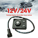 12/24V Parking Heater Control LCD Knob Controller Switch Car Truck Universal