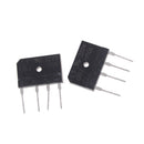 2PCS GBJ1506 Full Wave Flat Bridge Rectifier 15A 600V M&O