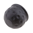 Black Tow Bar Ball Cover Cap Car Towing Hitch Towball Trailer Van 50mm