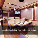 8Pcs 12V Interior Warm Led Spot Lights For T4 T5 Camper Van Caravan Motorho