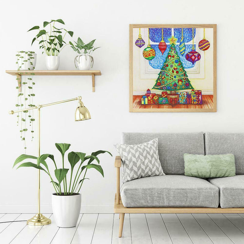 5D DIY Special Shaped Diamond Painting Christmas Tree Embroidery Craft Kits