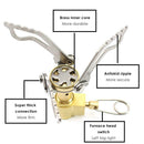 Camping Pocket Picnic Cooking Gas  Brass Stove Portable 3000w Mini Furnace