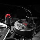 3.1A Dual USB Car Charger Bluetooth FM Music Transmitter with Emergency Hammer