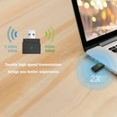 1300Mbps Dual Band USB Wireless Dongle 2.4GHz/5.8GHz Bluetooth WiFi Adapter A