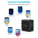 Choetech QC 3.0 USB Wall Charger US Plug Travel 18W Fast Charging Adapter