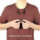 Langsdom L33 Neckband Earphones Bluetooth Magnetic Switch In-Ear Earbuds