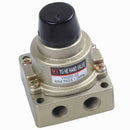 VH200-02 1/4 PT 3 Position 4 Way Rotary Lever Hand Valve