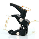 1xCamera Friction Arm Clamp Pliers Clip Holder Bracket For Led Lamp Black C X2V3