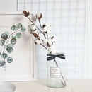 Naturally Dried Cotton Stems Artificial Flower Floral Decor Valentines L_XR3C