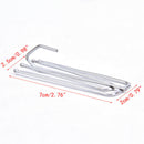 30PCS Curtain Metal Anti-rust Hooks Curtain Hanging Hooks Curtain Accessories