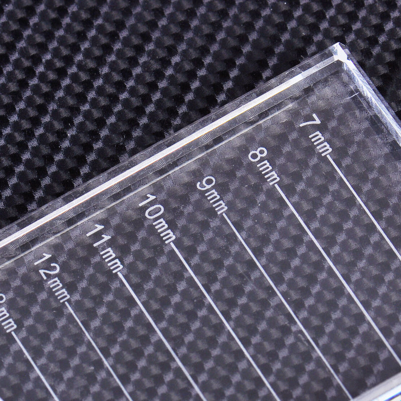 2 in1 Glass Crystal Eyelash Holder Lash Separator Adhesive Glue Pallet Extension