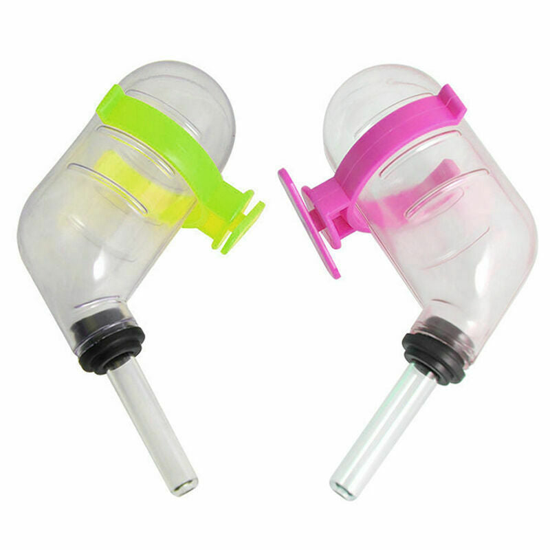 Hamster Water Bottle Holder Dispenser With Clip Cage SH For Small Hanger An E6R0
