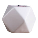 Hexagon White Ceramic Tealight Candle Holders Tabletop Decorative Candlesti B4N6