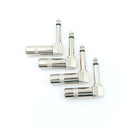 4x 90 Degree Right Angle 6.35mm 1/4"" Male Mono Phone Welded Jack PlugTe