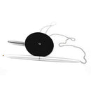 Metal Table/Desk Ballpoint Pen with 31.50Inch (80Cm) Bead Chain and Pen Hol W3N9