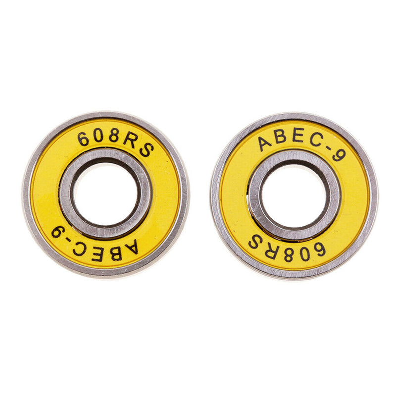 24 Pcs 608RS-ABEC 9 Bearings High Performance Roller Skate Scooter Skateboard