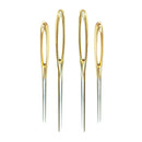 4pcs 2 Sizes Large-Eye Blunt Needles Knitters Wool Needles DIY Sewing Tools