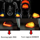 2Pcs Universal Motorcycle Led Turn Signal Lights Blinkers Rear Indicators f