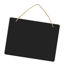 Double Side Chalkboard Blackboard for Home Wall Shop Door Hanging 23x17cm
