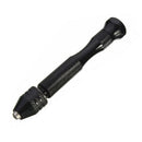 Mini Micro Aluminum Hand Drill With-Keyless Chuck +10x Twist Drills Rotary Tools