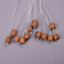 1.2m 48" 12 Different Sizes/Set Tunisian Carbonized Bamboo Needle Crochet Hook3C