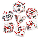 7PCS Bloody Polyhedral Dices Die For Dungeons&Dragons Games DND Board MTG G4Y8