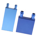 2Pack DIY Aluminum Water Cooling Block for CPU Graphics Radiator Heatsink