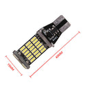 T15 W16W LED Car Reverse Turn Signal  Light Bulb 4014 45SMD Bulb DC 12V