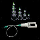 10pcs Chinese Pull Out Vacuum Apparatus Cups Anti Cellulite Acupuncture Cupping