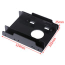 1Pc 2.5" SSD HDD dock to 3.5" hard drive bay plastic mounting kit adapte Gw