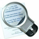 Multifunctional Folding Magnifying Glass with 2-LEDs Lights Black + White