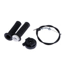 2pcs Dirtbike Twist Throttle Handle Grips and Cable Set for 7/8inch 110cc-125cc