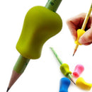 3pcs Silicone Gel Pencil Aid Grip Right Pen Left Handed Handwriting Stationer