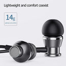 M305 Bass Metal Earphone In-ear Headset HiFi Stereo Earbuds with Microphone
