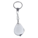 Portable 5X Folding Key Ring Magnifier with Key Chain Daily Magnifying Tool