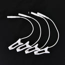 2pcs 2.0mm ear pain relief clip tens electrode lead wire connecting cable  JR