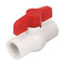 1/2inch Inner Dia Full Port Nonslip Handle Lever U-PVC Ball Valve 2pcs O6H8