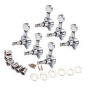 Durable 6pcs Left-handed Electric Guitars Tuning Keys Tuners with Ferrule