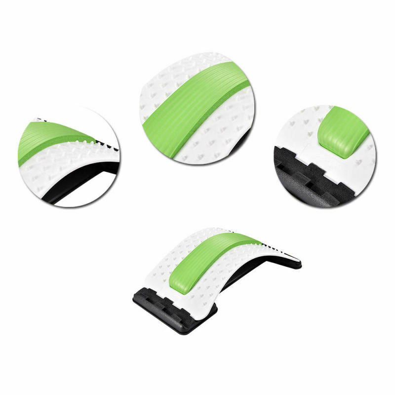 Magic Back Support Stretcher Lower Lumbar Massage Spine Pain Relief Chir ECZ