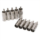 10x BNC Female to RCA Male Coax Cable Video Adapter TV Connector CCTV Securi â„–[