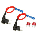 2 Packs Micro Fuse Tap Fuse Holder Add A Circuit