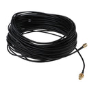1PC 20m WiFi router antenna extension cable cord RG174 RP-SMA male to female M&O