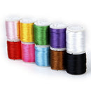 10x Nylon wire rolls Rope waxing of mixing colors for string of bead 2 mm 4