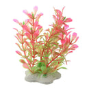 Pink Green Artificial Water Plants for Fish Tank Aquarium Decoration Orname Z3S1