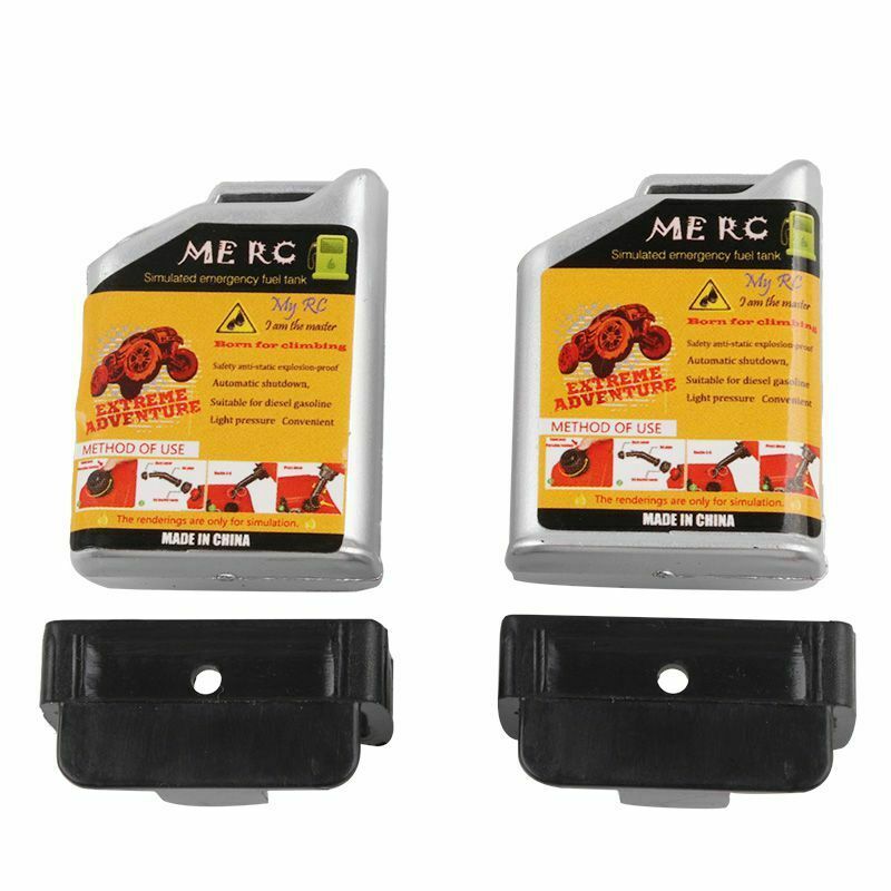 2 Pcs 1/10 Scale Rc Crawler Accessory Mini Fuel Tank For Tamiya D90 Axial W X9Z7