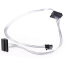 45CM 4 Pin To 2 SATA Power Supply Cable For Main Board Interface SSD Power JBTEU