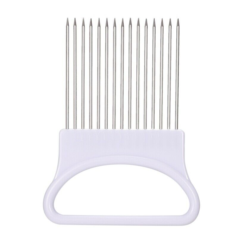 1 x Onion Tomato Vegetable Cutter Cutting Aid Guide Holder Cutting Cutter G