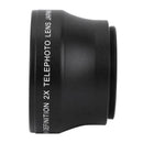 2x/2 TELEPHOTO TELE 52mm Lens for AF-S DX Nikkor 18-55mm AF-S 55-200mm Nikon