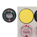 80pcs(10sheet) wreath thank you Sealing Stickers Gift Box Labels Gift DIY  3C